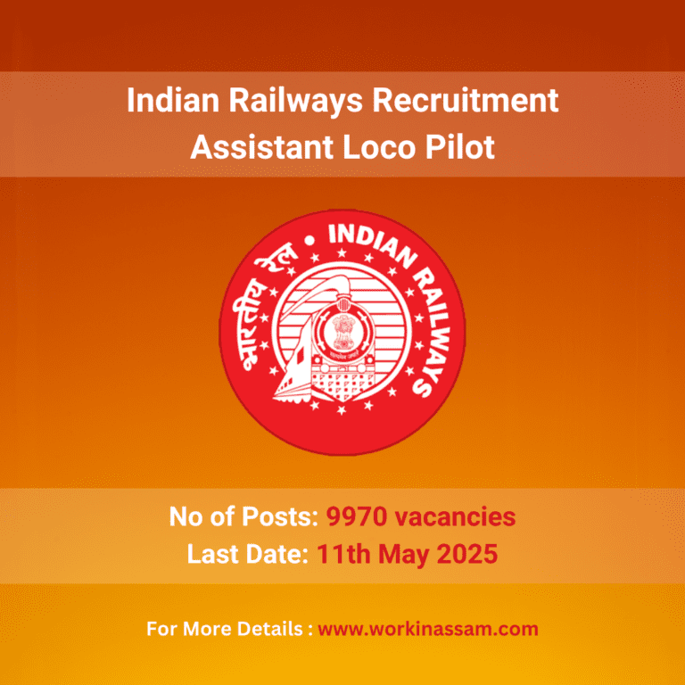 Indian Railways Recruitment Assistant Loco Pilot