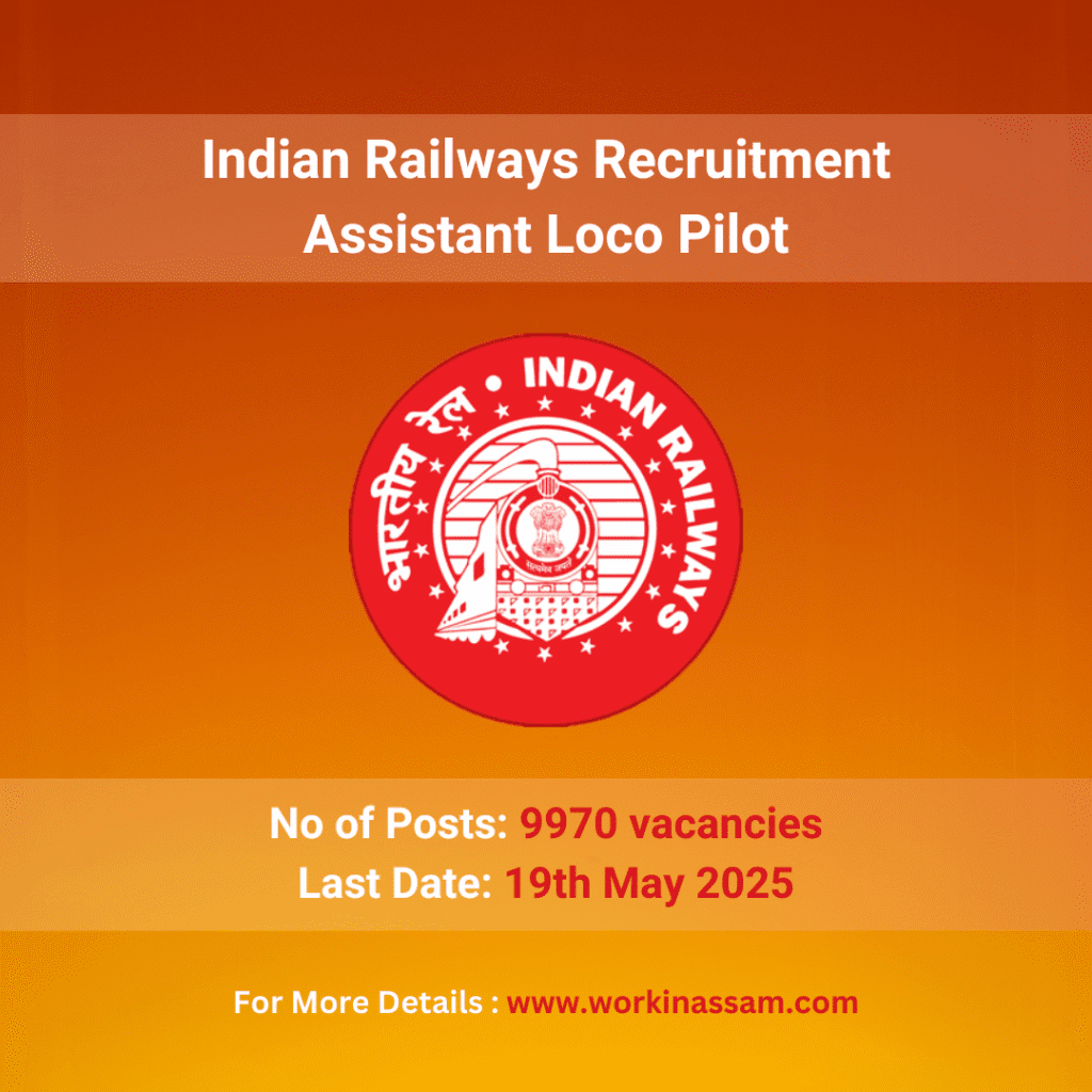 Indian Railways Recruitment Assistant Loco Pilot