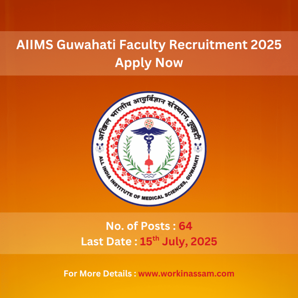 AIIMS Guwahati Faculty Recruitment 2025