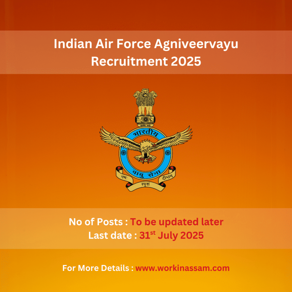 Indian Air Force Agniveervayu Recruitment 2025