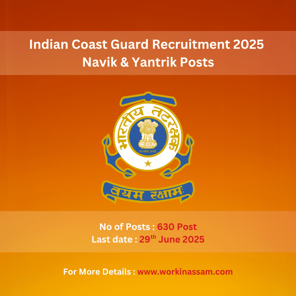 Indian Coast Guard Recruitment 2025