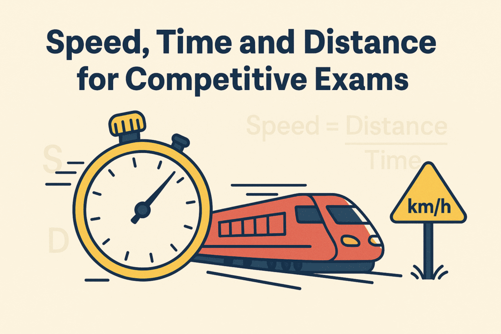 Speed Time and Distance – Guide for Competitive Exams