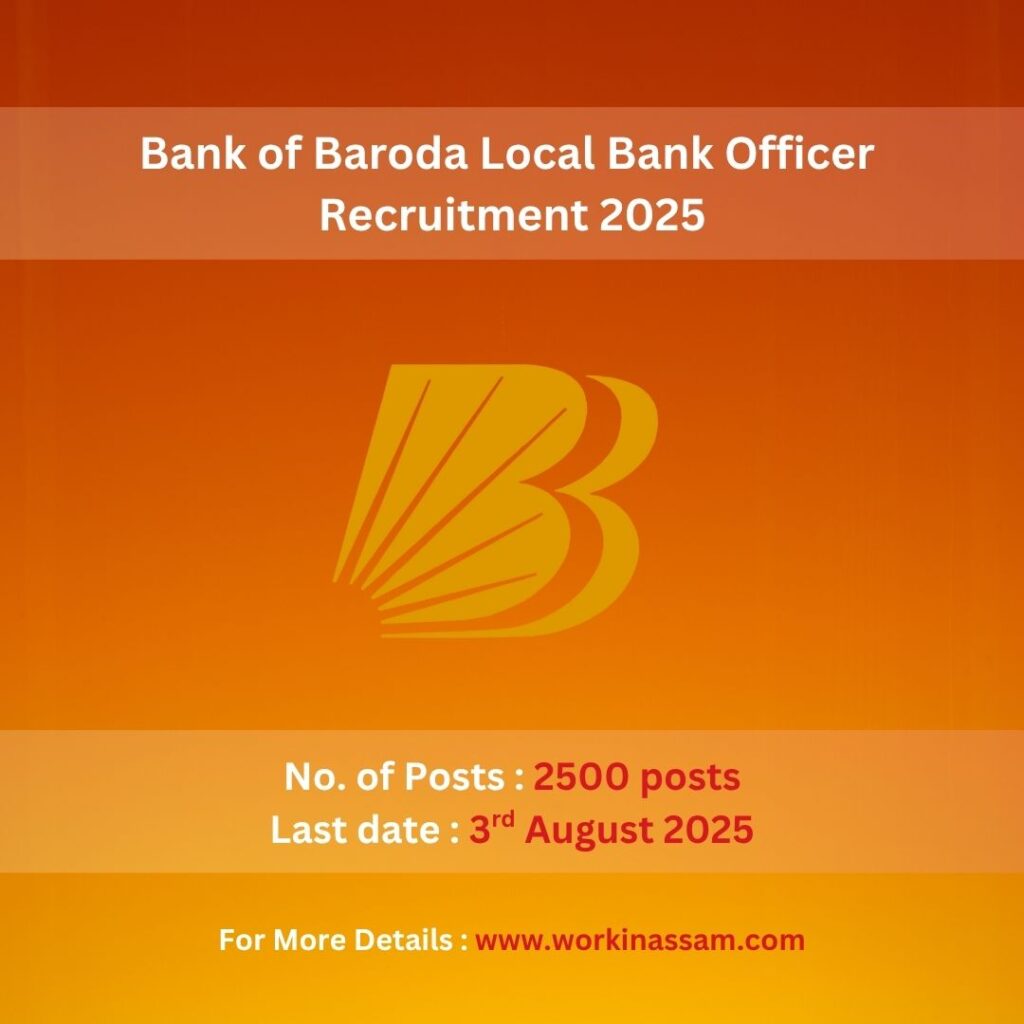 Bank of Baroda Local Bank Officer Recruitment 2025