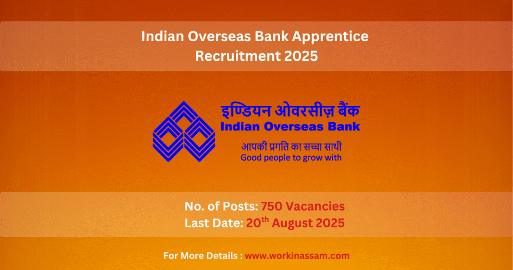 Indian Overseas Bank Apprentice Recruitment