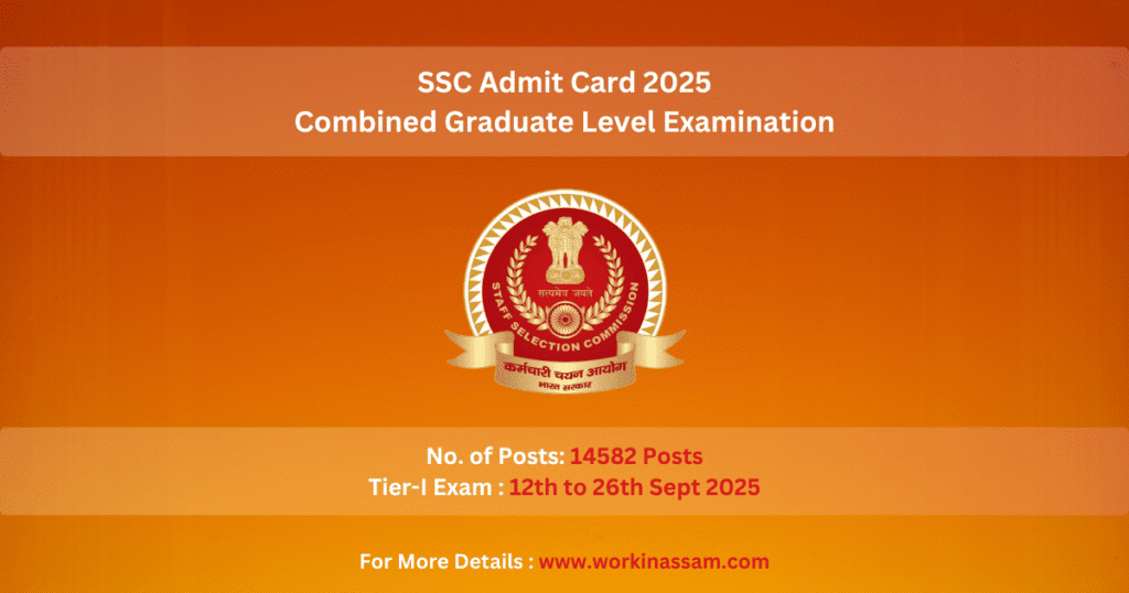 SSC CGL 2025 Admit Card